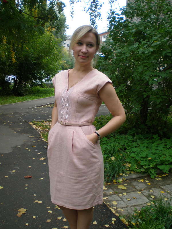 Розовое платье от ostin77