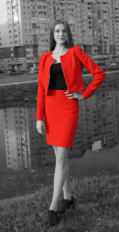Красный костюм от Marina_Fedorova