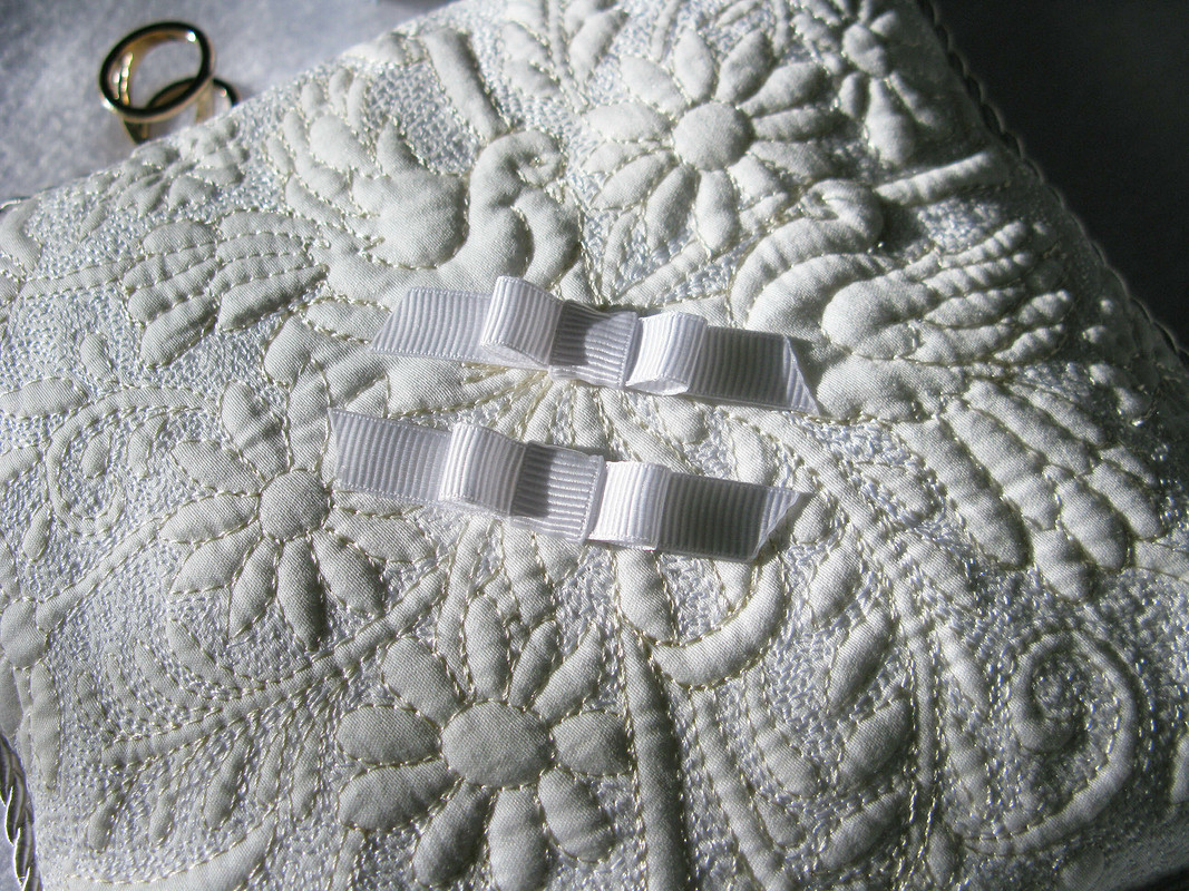 Свадебная подушка для колец от АнюткаФ