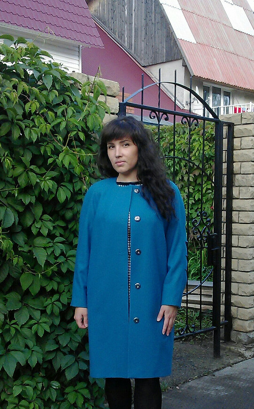 Бирюза - моё полудрагоценное пальто от Sv..lana