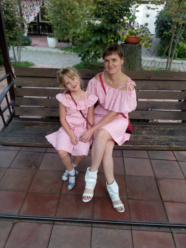 Платье для мамы и дочки от Lin191
