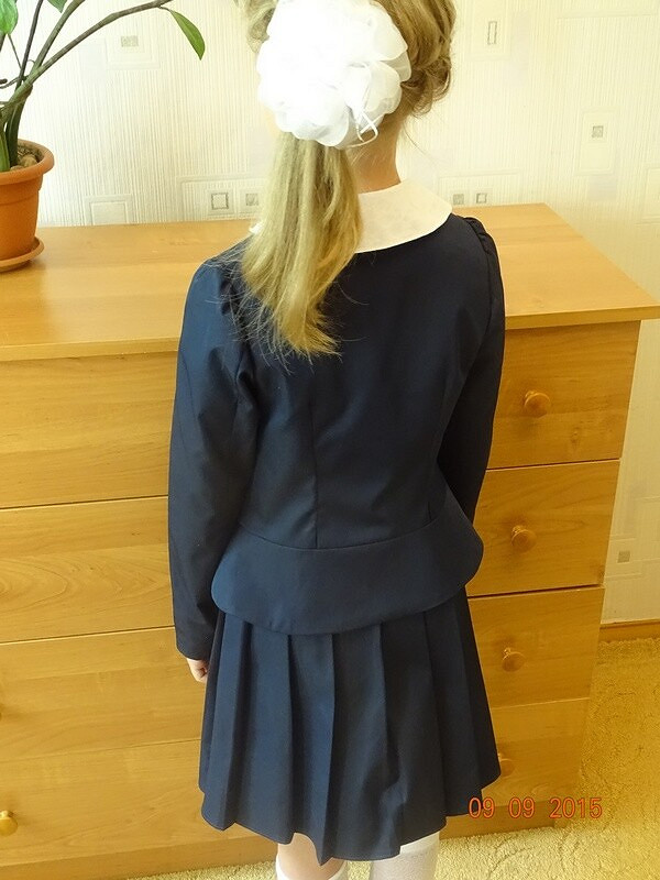 Школьный гардероб: жакет, юбка, блузки от Мелания
