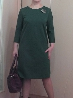 Зелёное платье 