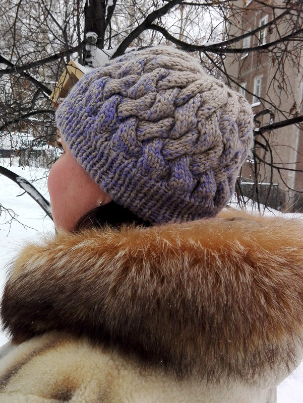 Зимняя шапка на морозы от Наталья  clarte