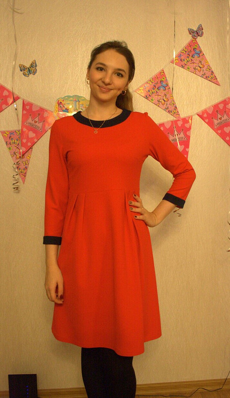Платье красное от nata-71