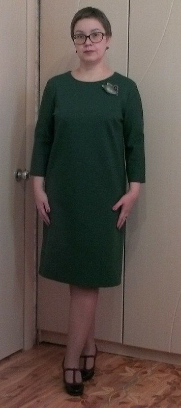 Зелёное платье от cholga