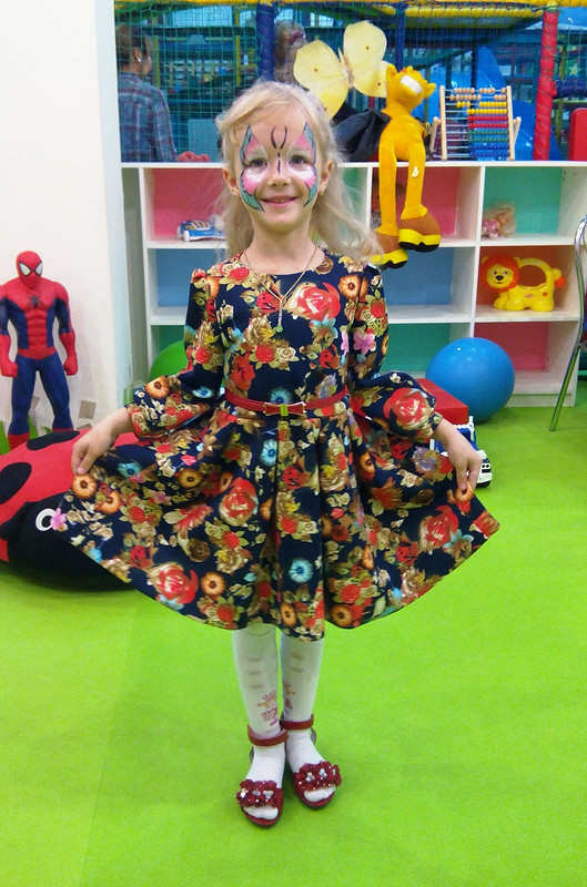 Цветочное платье от kudashka