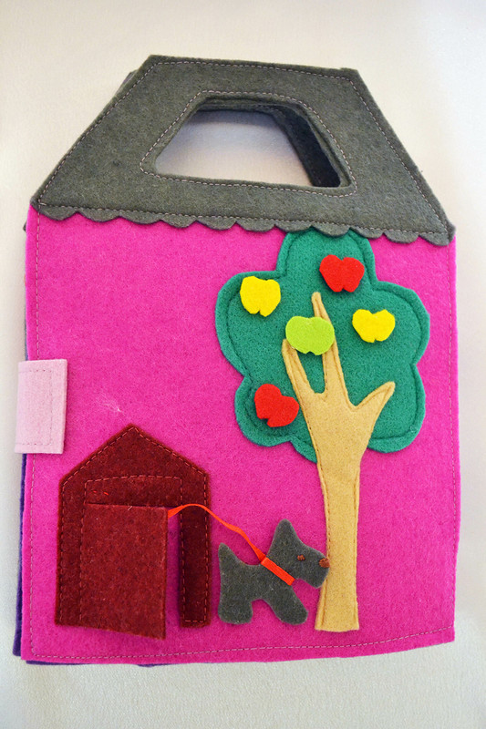 Кукольный домик из фетра от JuliyaS