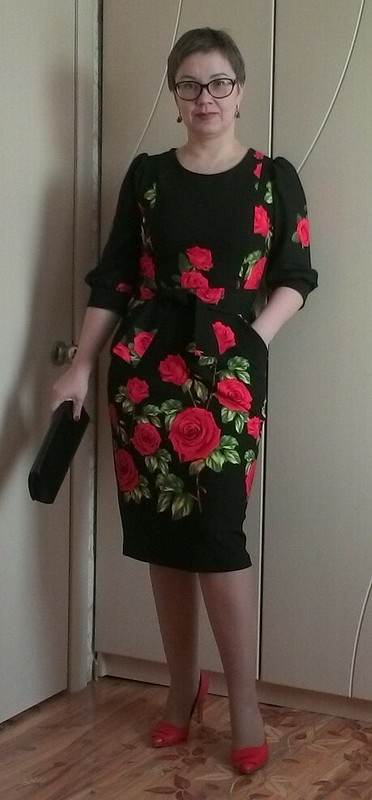 Платье с розами, или новогоднее № 1 от cholga