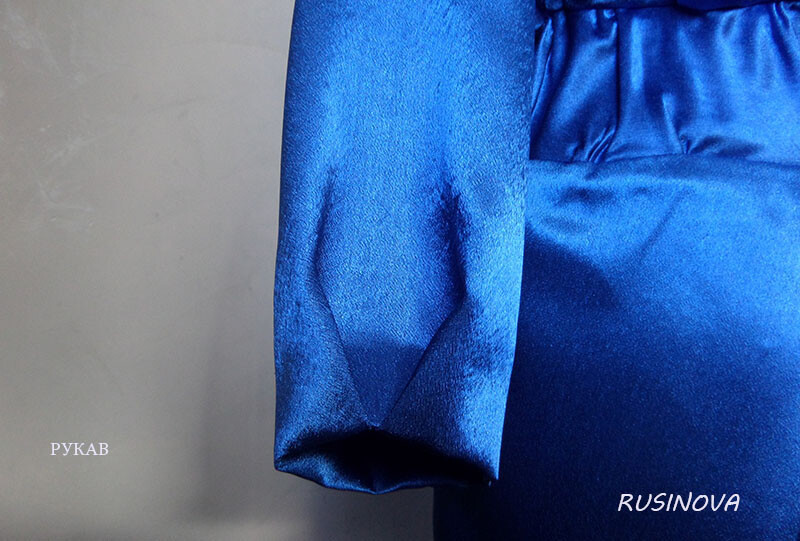 Платье синее от rusinova