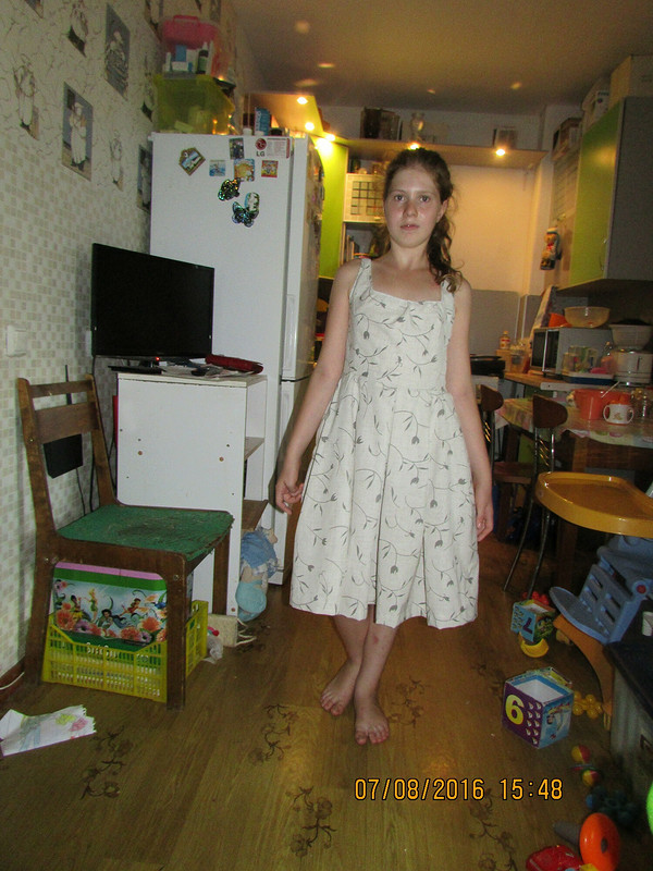 Первый опыт пошива платья от ollosk