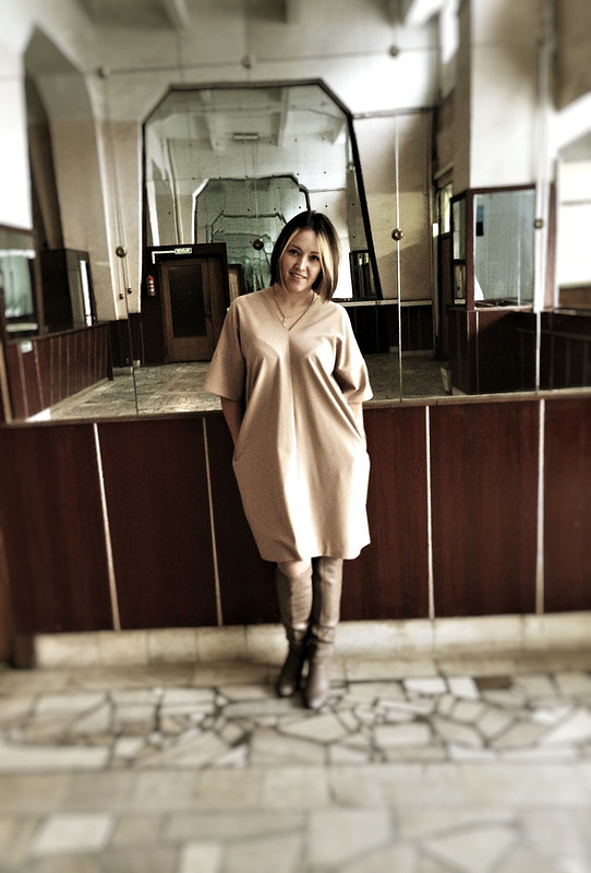 Бежевое платье от Ekaterina_Alyutina