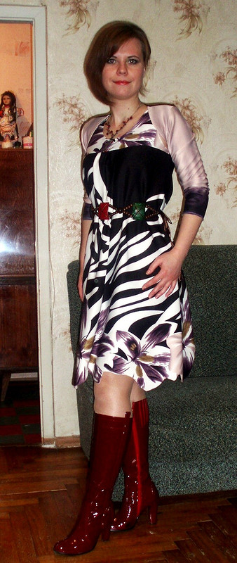 Платье из купонной ткани от ElenaPribylskaya