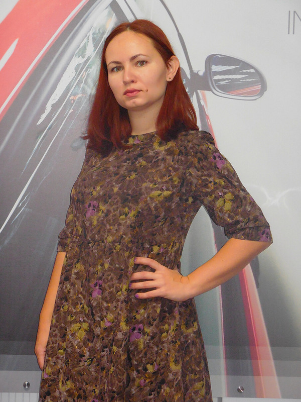 Платье из крепа от AnastasiaKizimova