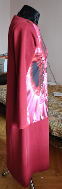 Платье и свитшот из стрейч футера и сублимации на сендвиче от taolvi