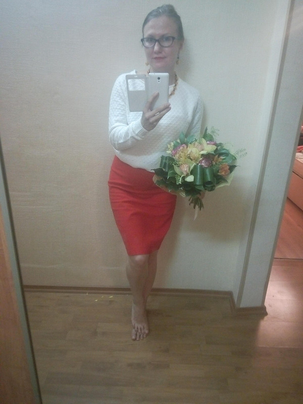 Красная юбка от anutka7945