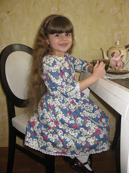 Английское чаепитие или платье для маленькой леди
