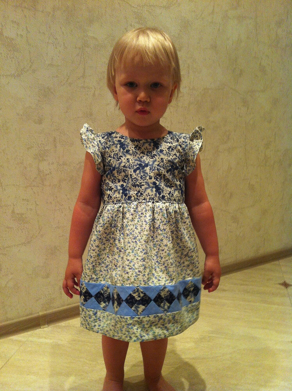 Платье для малышки в стиле Пэчворк от Ir