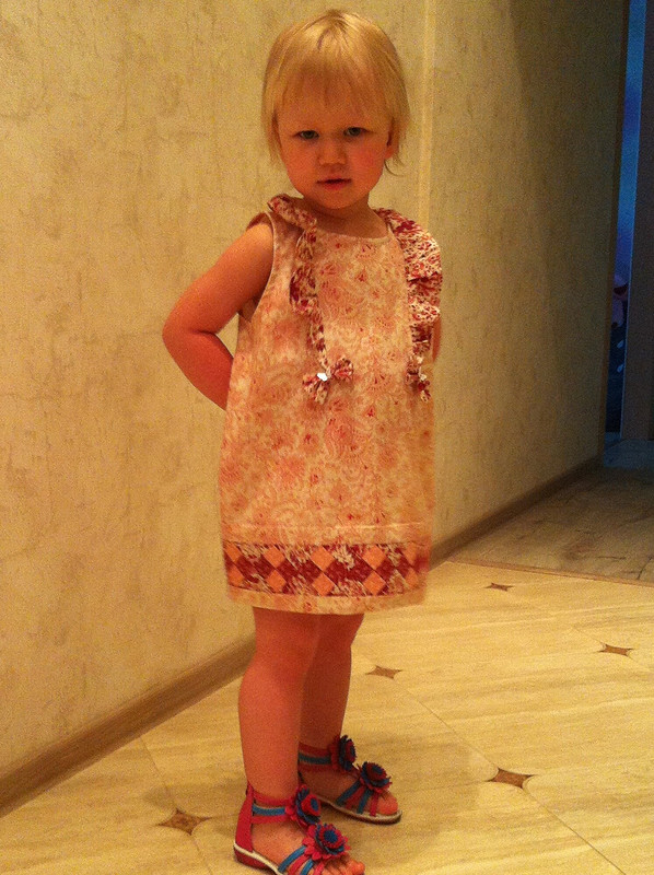 Платье для малышки в стиле Пэчворк от Ir
