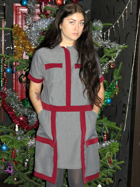 С Рождеством !!! Платье-конструктор от Lionessa