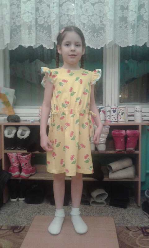Платье детское трикотажное от leo74