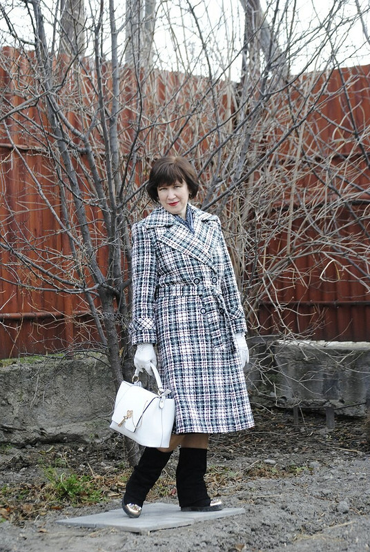 Клетчатое пальто от Olga_kz