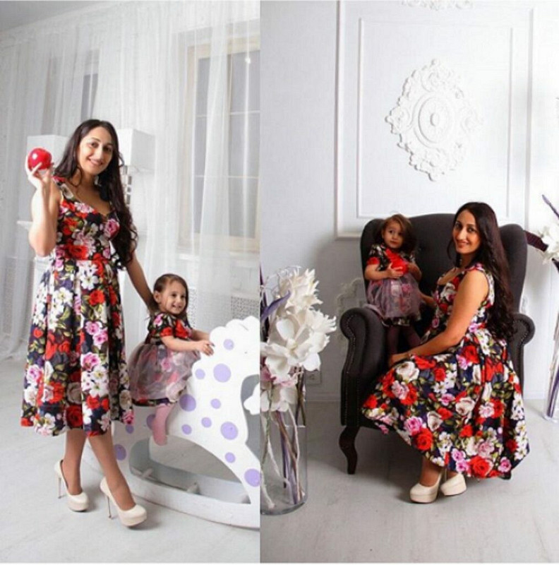 Платья для мамы и дочки от IrinaSharnina