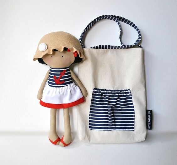 Текстильная сумка с куклой от Ir