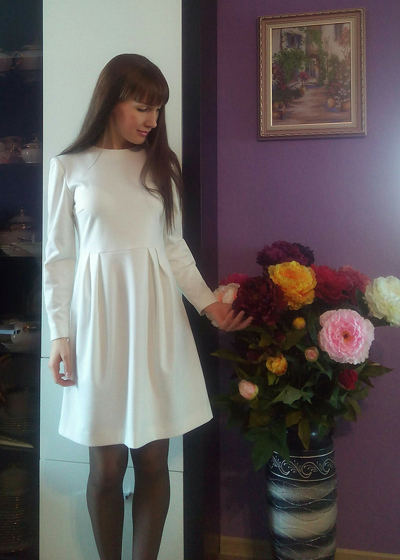 Белое платье от Nadin-knb