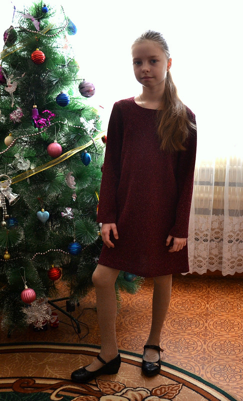 Платье цвета бордо от irida10
