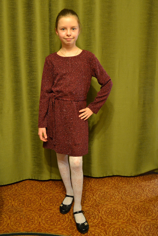 Платье цвета бордо от irida10