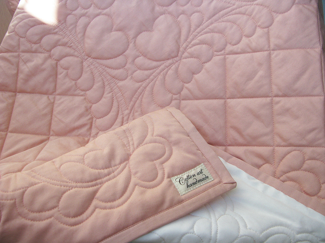 Коралловое одеяло для девочки от АнюткаФ