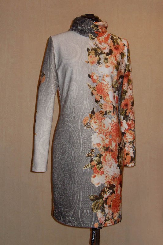 Платье - цветочный градиент от Ланочка