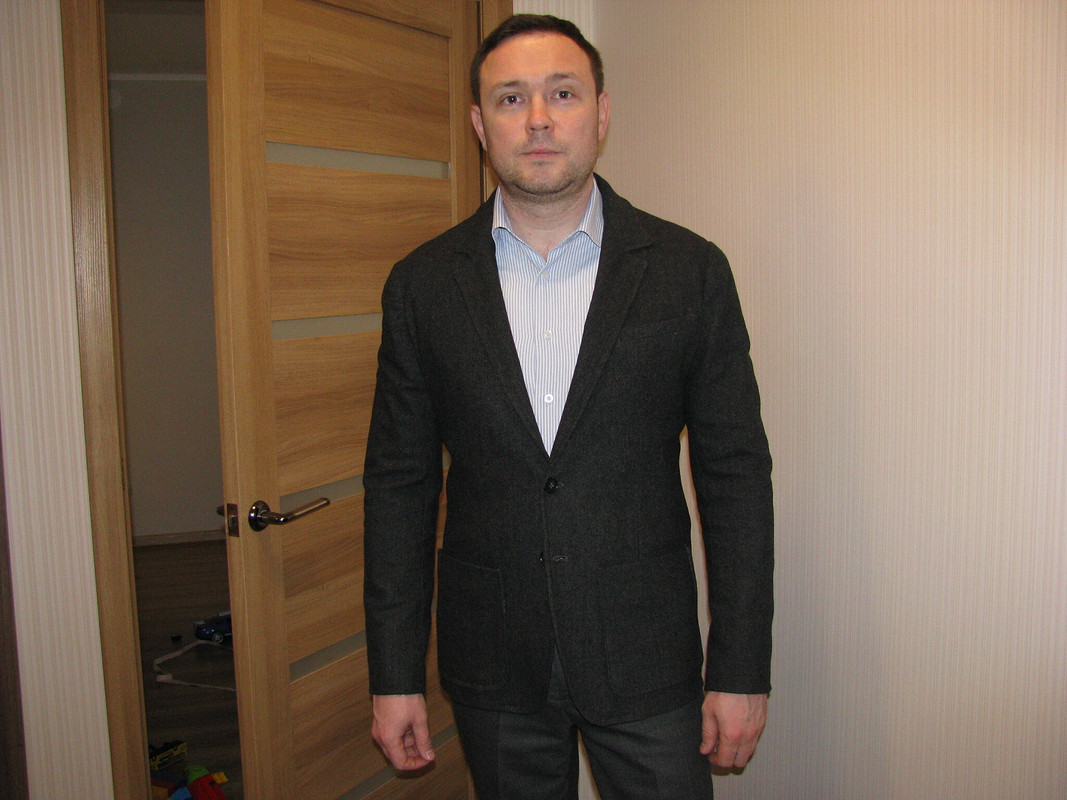 Пиджак для мужа от Gabitova_Zilya
