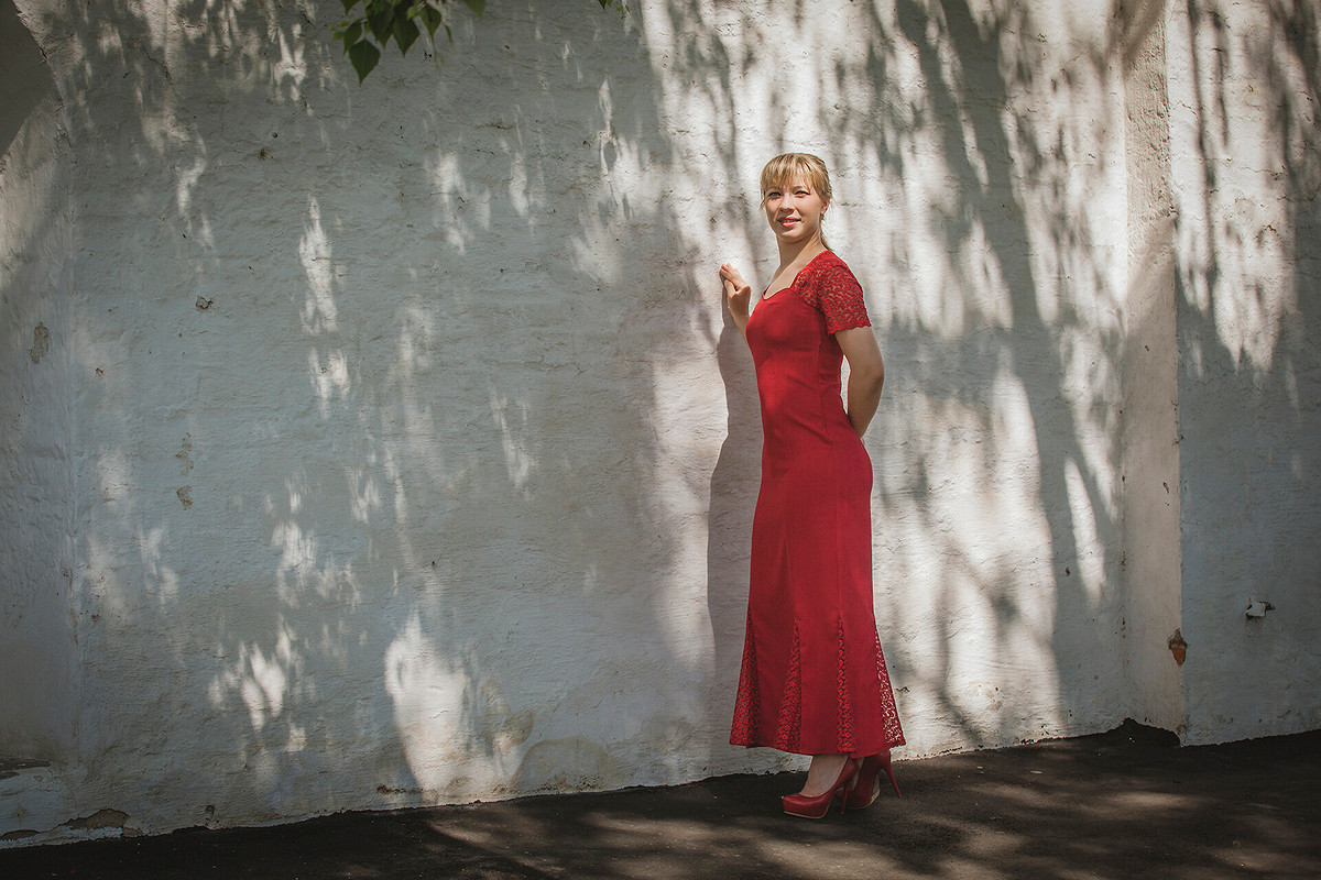 Красное платье от darianna