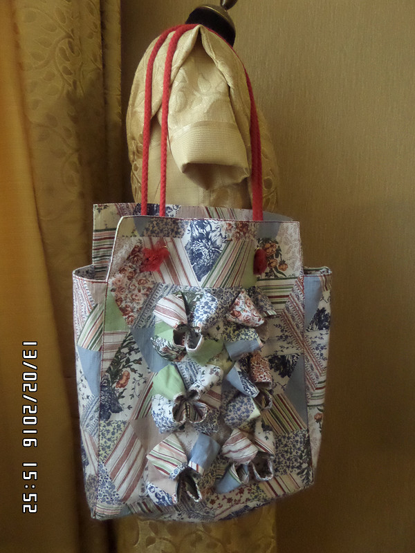 Женская сумка Cross Origami AC751302-5 кожа наппа гладкая+ткань, цвет розовый, 38 х 32 х 13 см