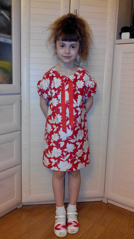 Весеннее платье для дочки от OlgaLeto