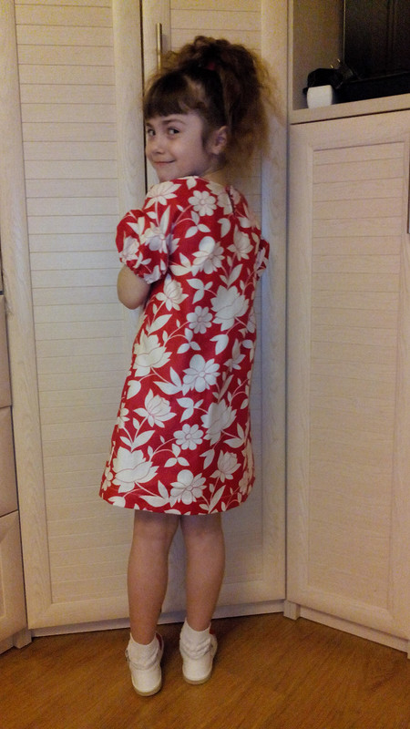Весеннее платье для дочки от OlgaLeto