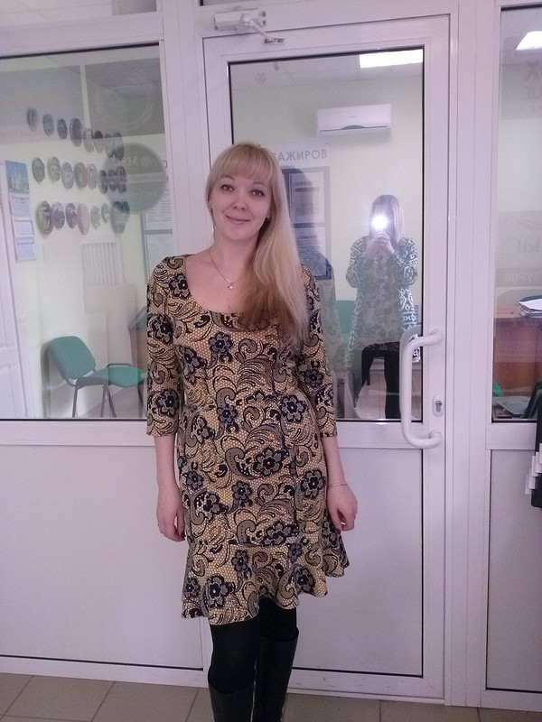 Платье с воланом от Lisichka-lisa