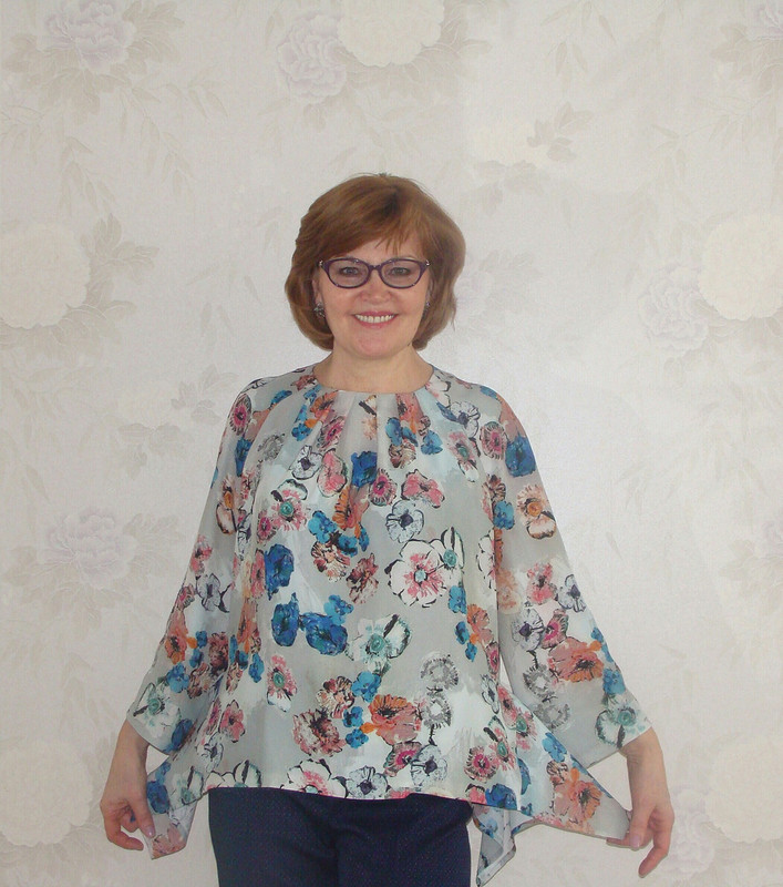 Весне дорогу! Блузка с платочками от Olga-A