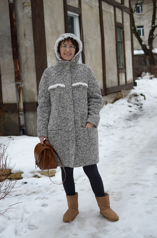 Нескучный серый, или Пальто оверсайз Чукча от nadyaislamova
