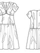 Платье №413 — выкройка из Burda. Мода для полных 2/2014