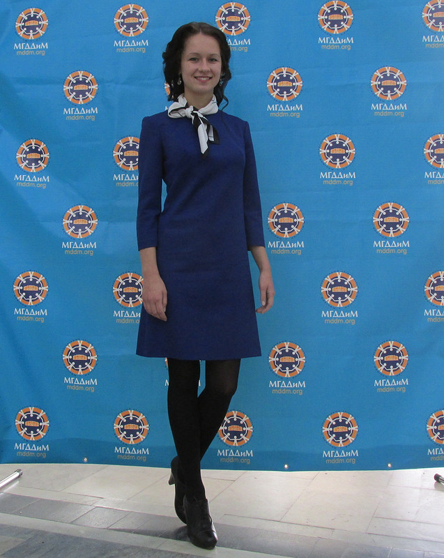 Васильковое платье от Veron321