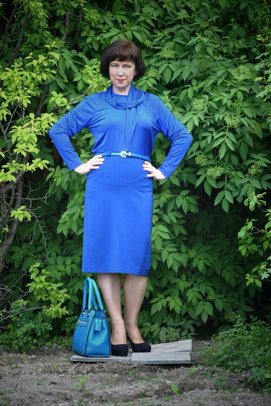Синяя блузка от Olga_kz