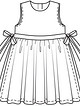 Платье фартук №630 — выкройка из Burda. Детская мода 1/2016
