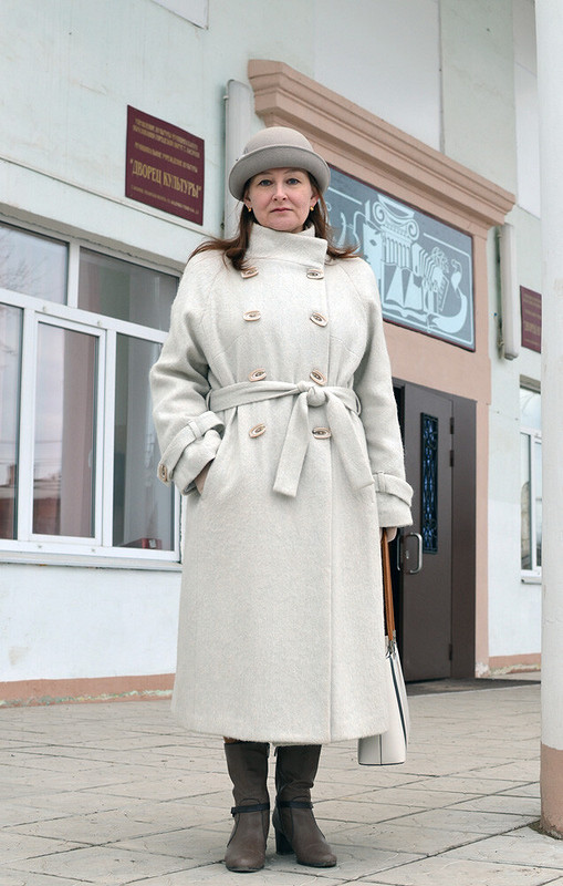 Белое пальто от Татарская