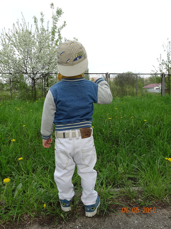 Белые джинсы мальчику от Настик