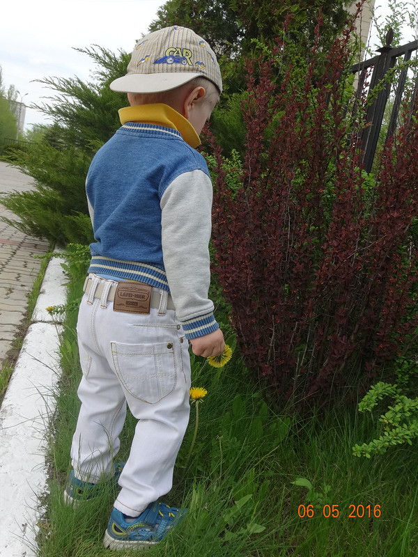 Белые джинсы мальчику от Настик