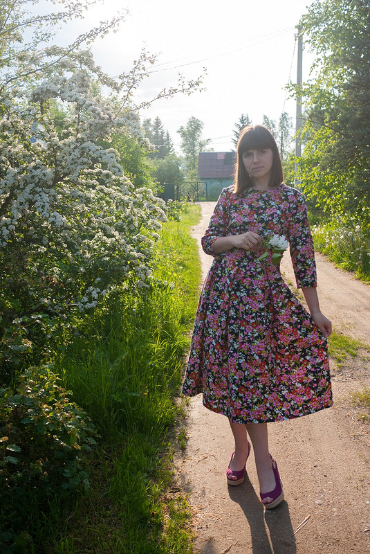 Цветочное платье от Nanusik
