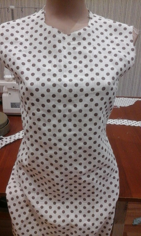 Льняное платье от ornella